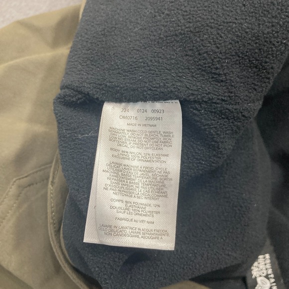 Mountain Hardwear Pants Mens 31x30 Olive Fleece Lined Softshell Hiking Outdoor - Picture 6 of 11